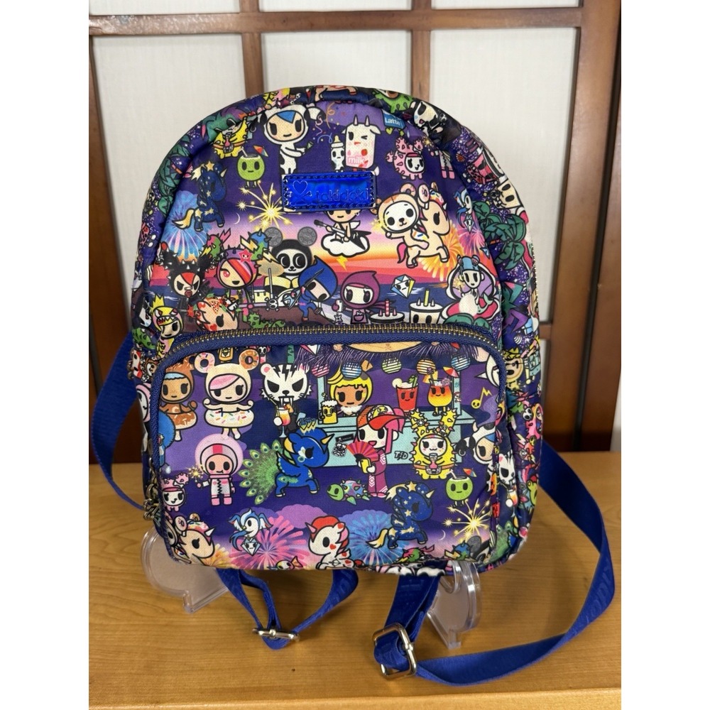 Tokidoki Tokifesta Small Backpack - Multi/Purple - Music Festival